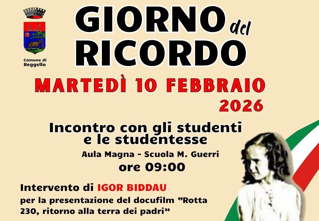 Giornata del Ricordo 2026 Reggello