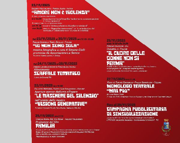 Giornata internazionale per l’eliminazione della violenza sulle donne 2025