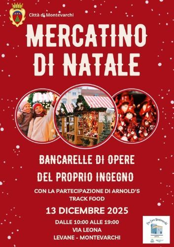 MERCATINO DI NATALE 2025 A LEVANE!!