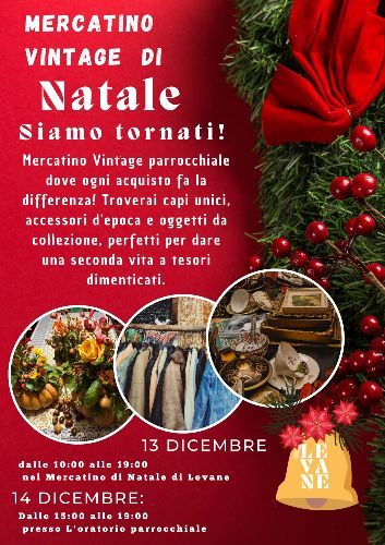 MERCATINO DI NATALE 2025 A LEVANE!!