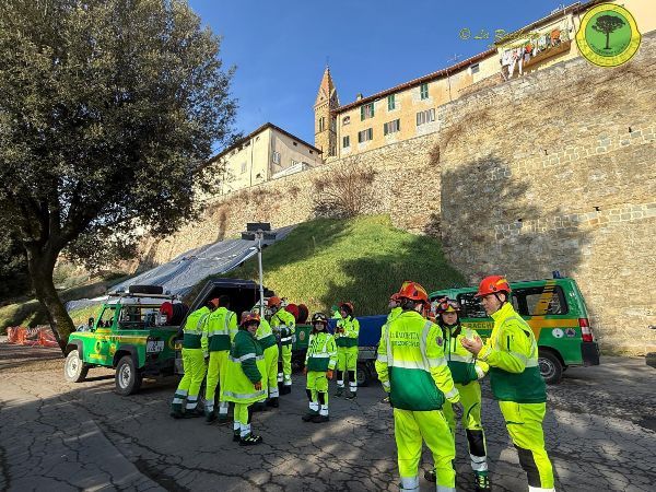 Esercitazione di protezione civile nel Comune di Laterina Pergine Valdarno