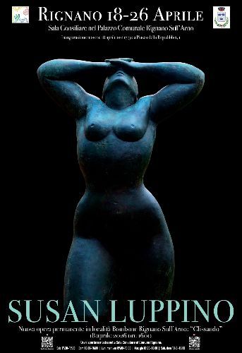 Susan Luppino Mostra personale e inaugurazione Stauta località Bombone