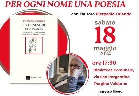 Presentazione del libro  PER OGNI NOME UNA POESIA